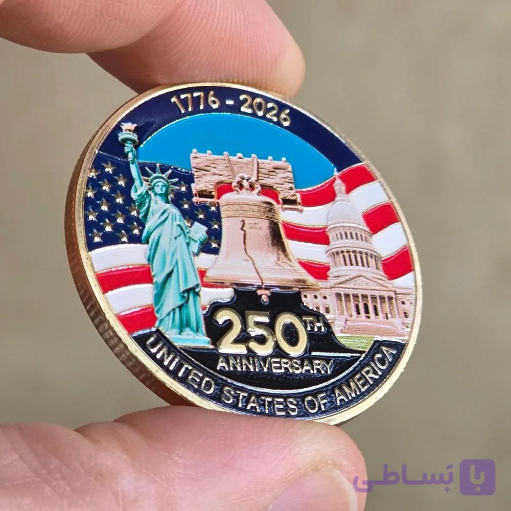 سکه یادبود ۲۵۰ سالگی آمریکا — تصویر 1