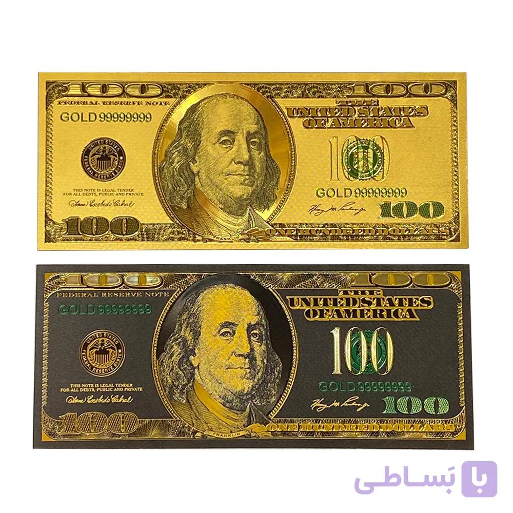 مجموعه 2 عددی 100 دلار قدیم آمریکا — تصویر 1