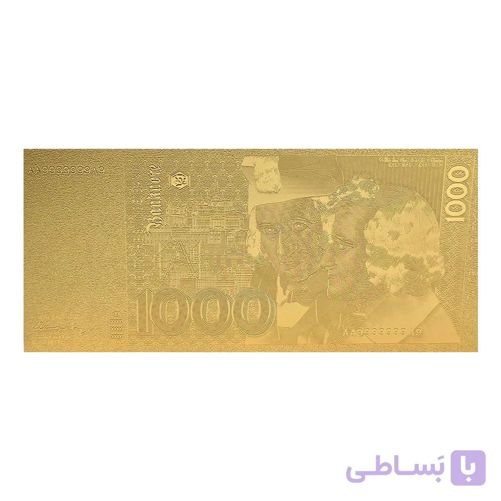 اسکناس طلایی 1000 مارک آلمان — تصویر 1