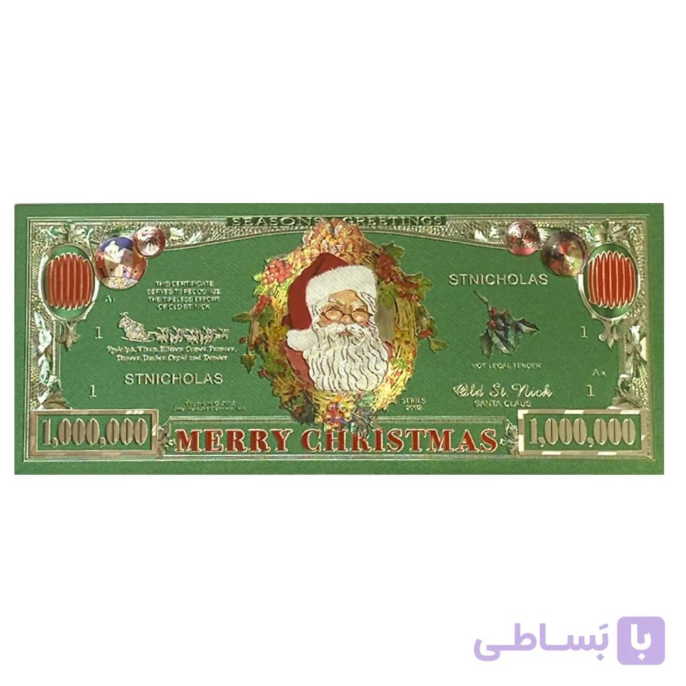 اسکناس 1 میلیون دلار طرح کریسمس — تصویر 1