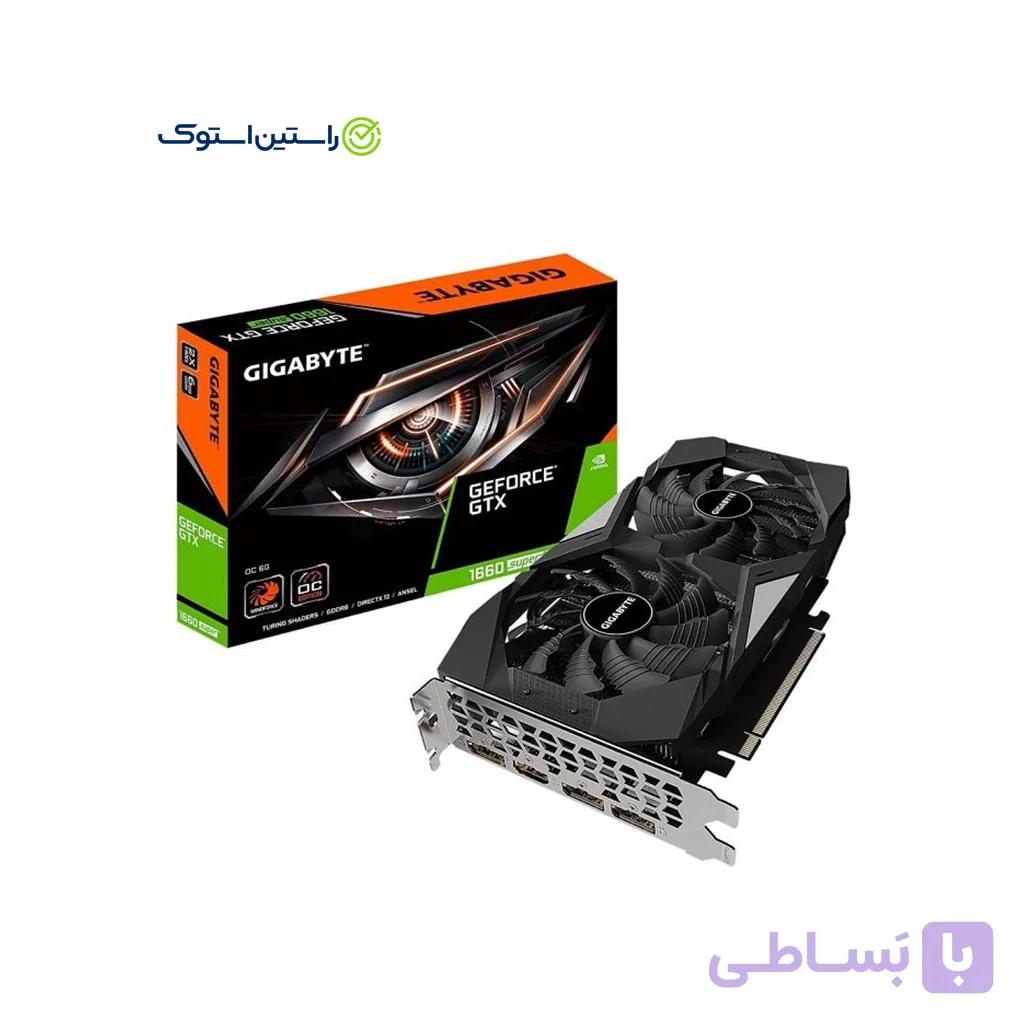 کارت گرافیک استوک گیگابایت GeForce GTX 1660 SUPER OC 6GB ظرفیت 6 گیگابایت — تصویر 1