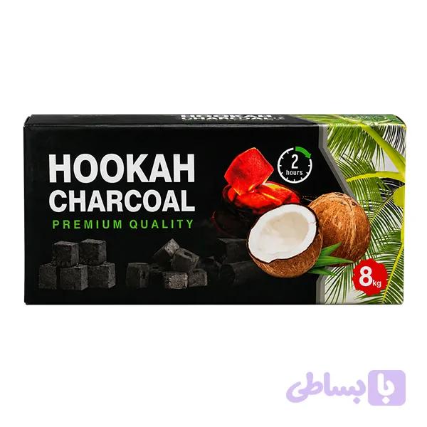 زغال هوکاه مدل نارگیل حبه ای وزن 8 کیلوگرم — تصویر 1