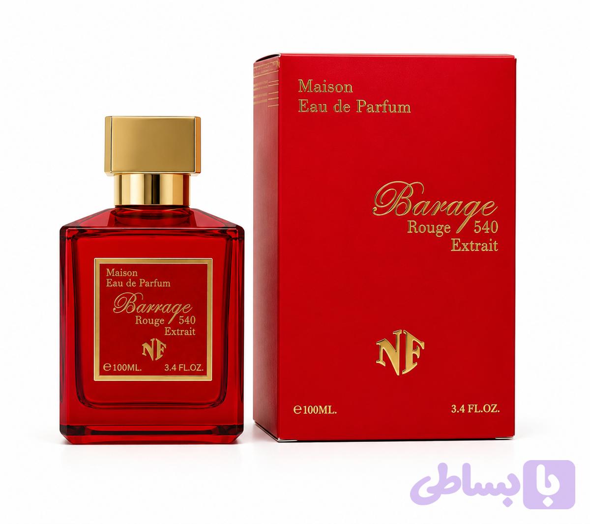 ادکلن باکارات روژ 540 اکستریت Baccarat Rouge 540 Extrait | NF حجم 100 میل و 30 میل