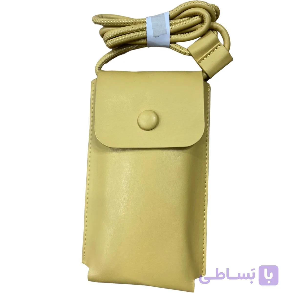 کیف موبایل و کارت برند accessories زرد