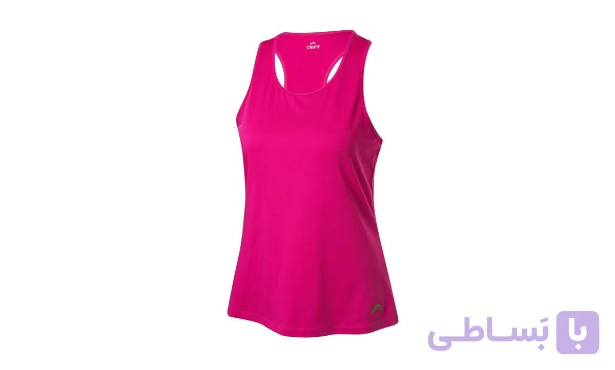 تاپ ورزشی زنانه برند کریویت crivit صورتی