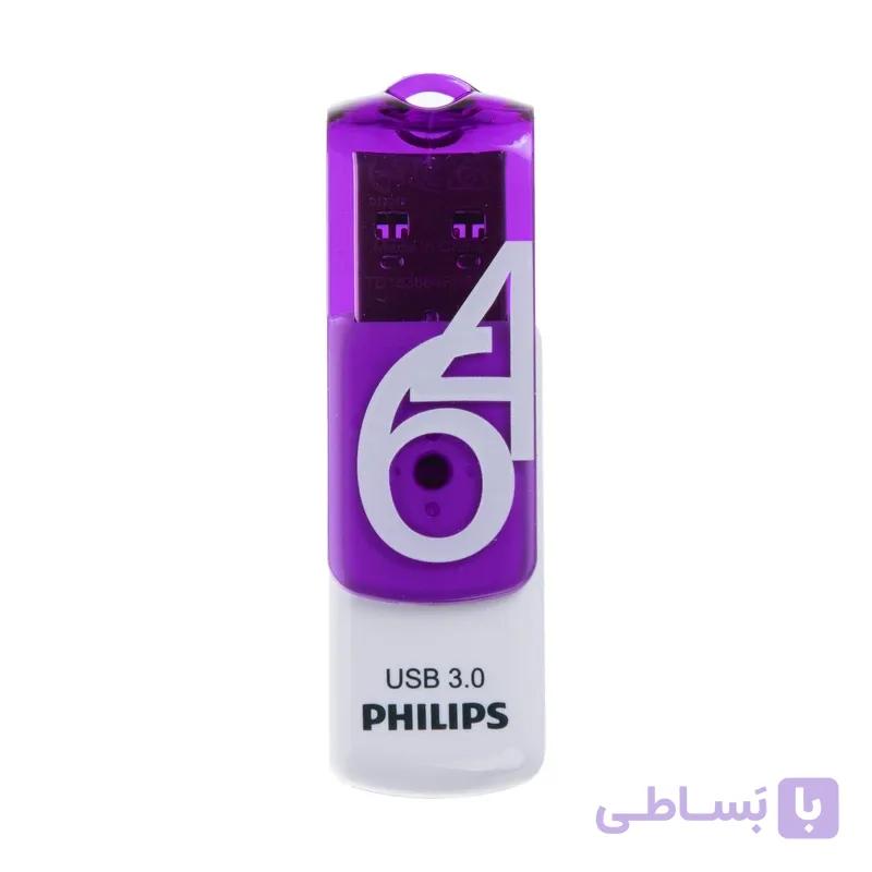 فلش مموری 64 گیگابایتی Philips مدل Vivid — تصویر 1