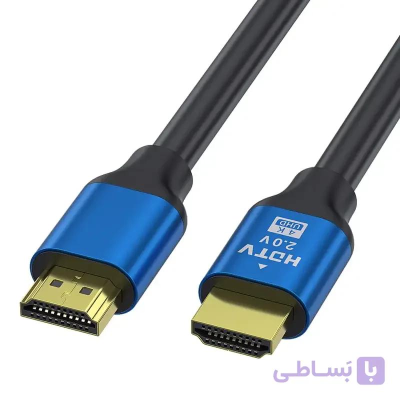 کابل HDMI 2.0 4K با کانکتور طلایی — تصویر 1