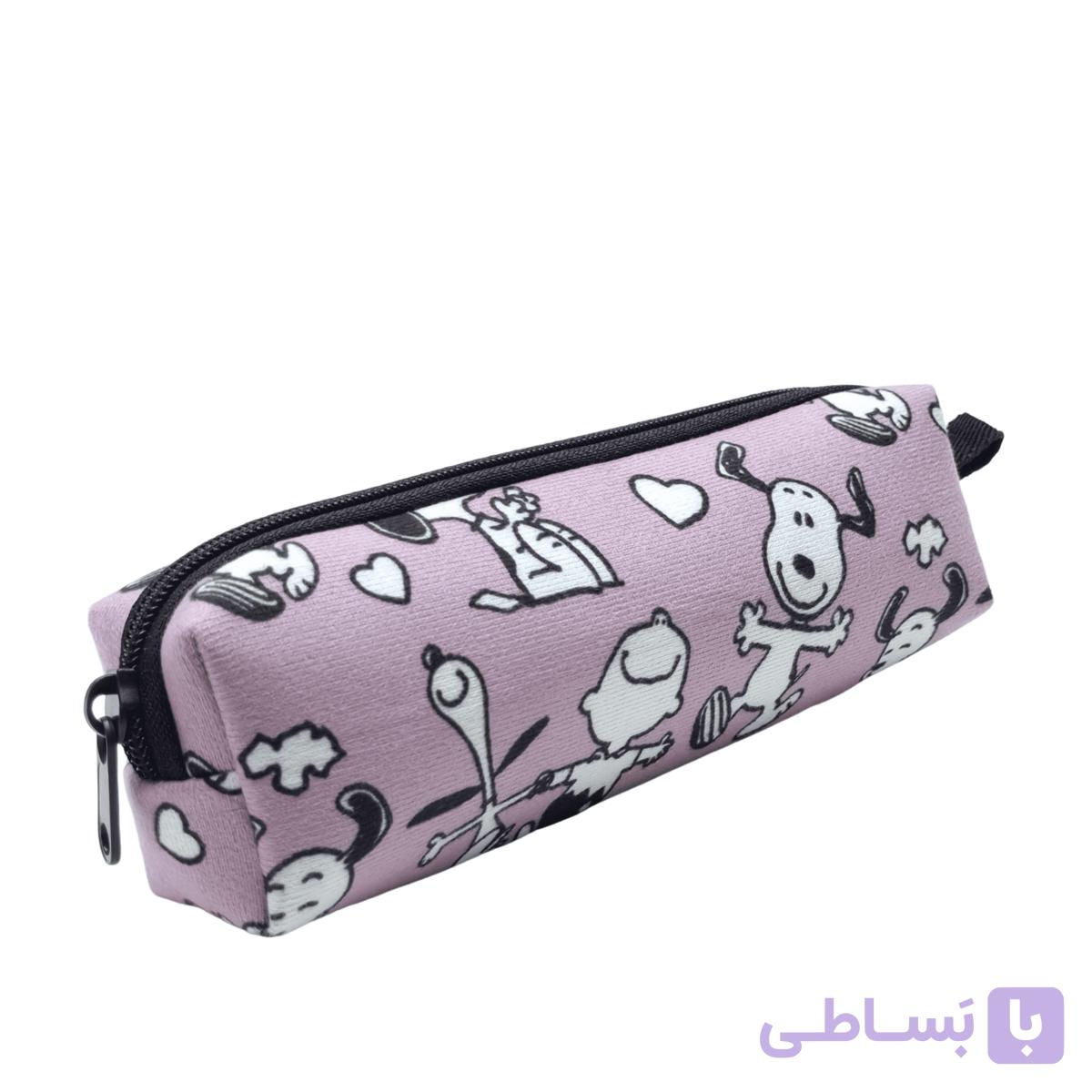 جامدادی تک‌زیپ مخمل ساسویه مدل اسنوپی (کد 3124) — تصویر 1