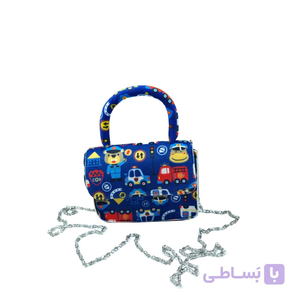 کیف دوشی-زنجیری مخمل ساسویه مدل تینا (کد 583) — تصویر 1