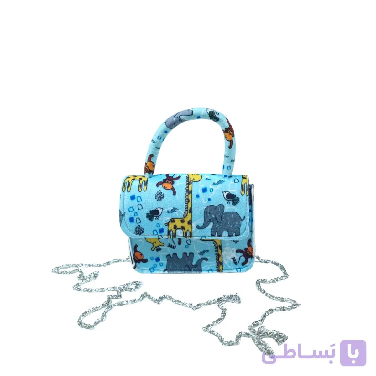 کیف دوشی-زنجیری مخمل ساسویه مدل تینا (کد 579) — تصویر 1