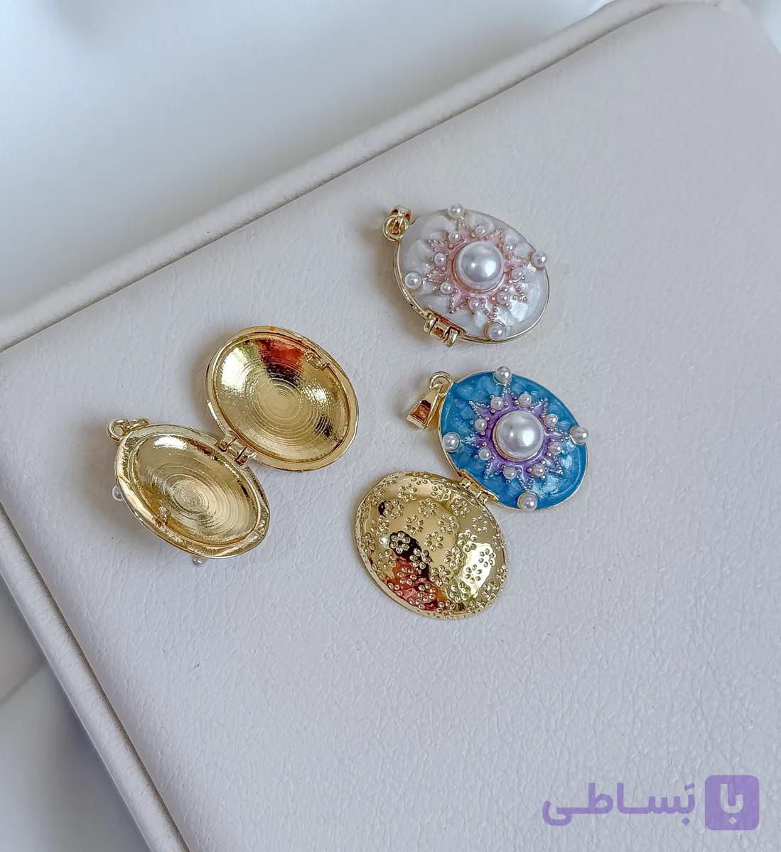 لاکت میناکاری مرواریدی✨