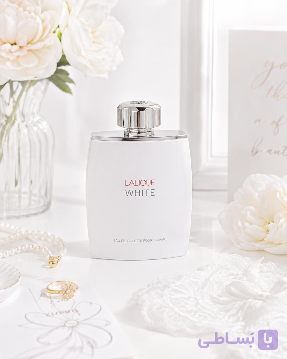 عطر زنانه لالیک وایت 🤍 حجم 30میل