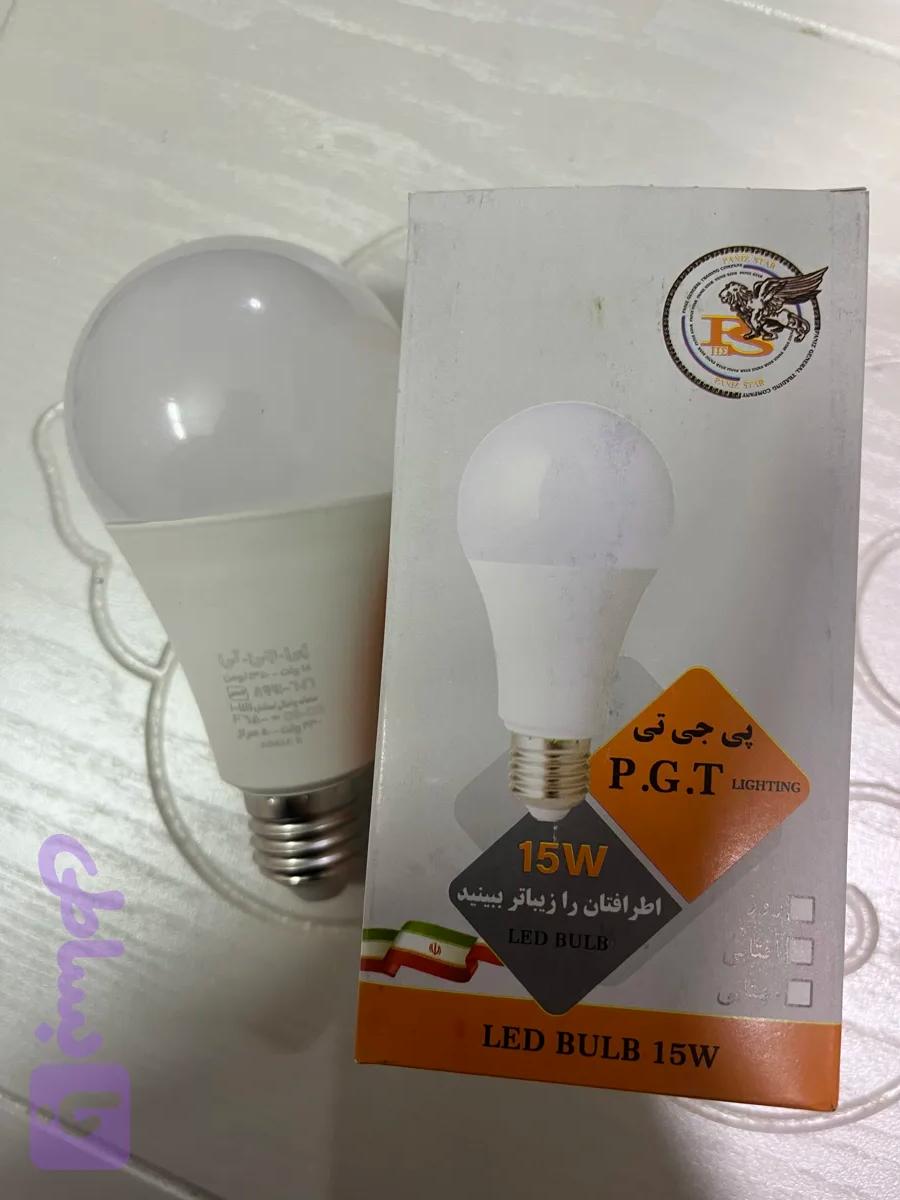 لامپ ۱۵وات استانداردمهتابی pgt