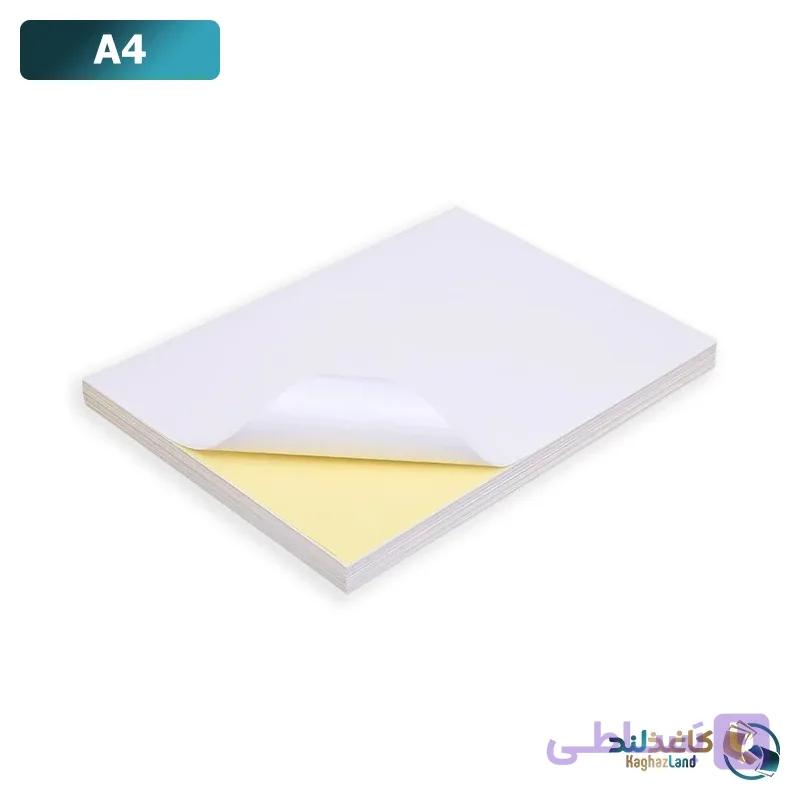 کاغذ پشت چسب دار مات A4 (ایرانی)