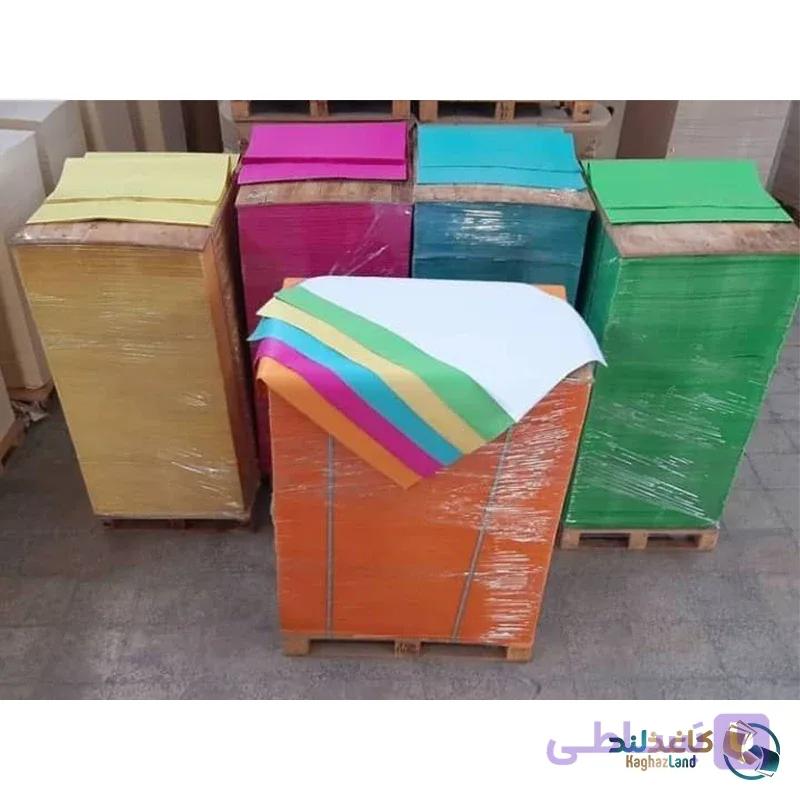شیت کاغذ کرافت رنگی 45 گرم – 100×70 (روسی) — تصویر 1