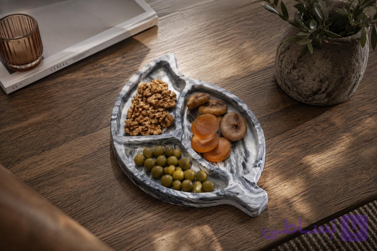 ظرف پذیرایی طرح برگ
