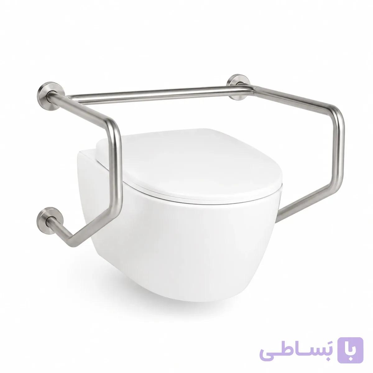 چهارچوب کمکی توالت فرنگی استیل 304 — تصویر 1