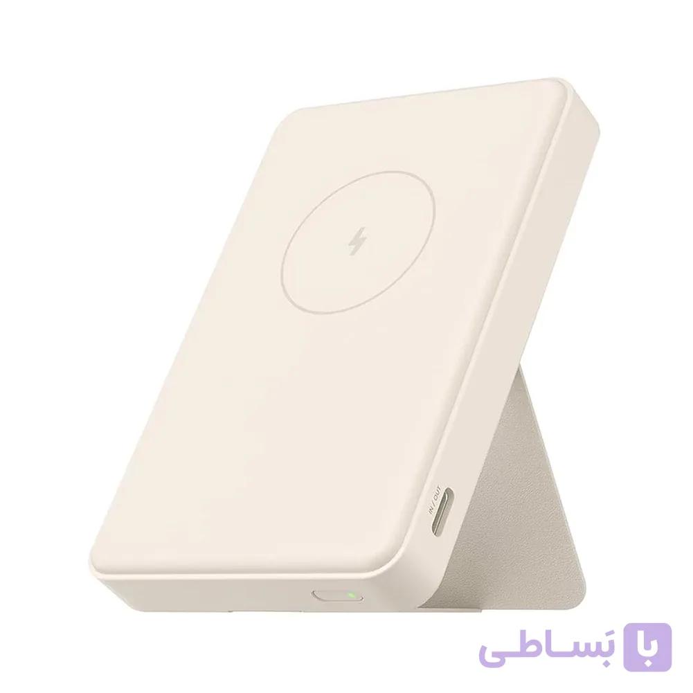 پاوربانک بی‌سیم 15 وات شیائومی مدل WPB0620MI ظرفیت 6000 میلی آمپر ساعت — تصویر 1