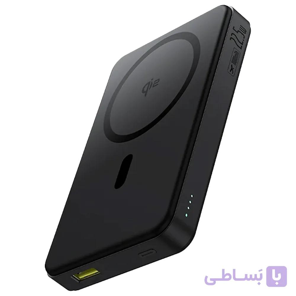 پاوربانک بی‌سیم 22.5 وات بیسوس مدل Airpow Ⅱ Qi2 Magnetic ظرفیت 10000 میلی‌آمپر ساعت — تصویر 1