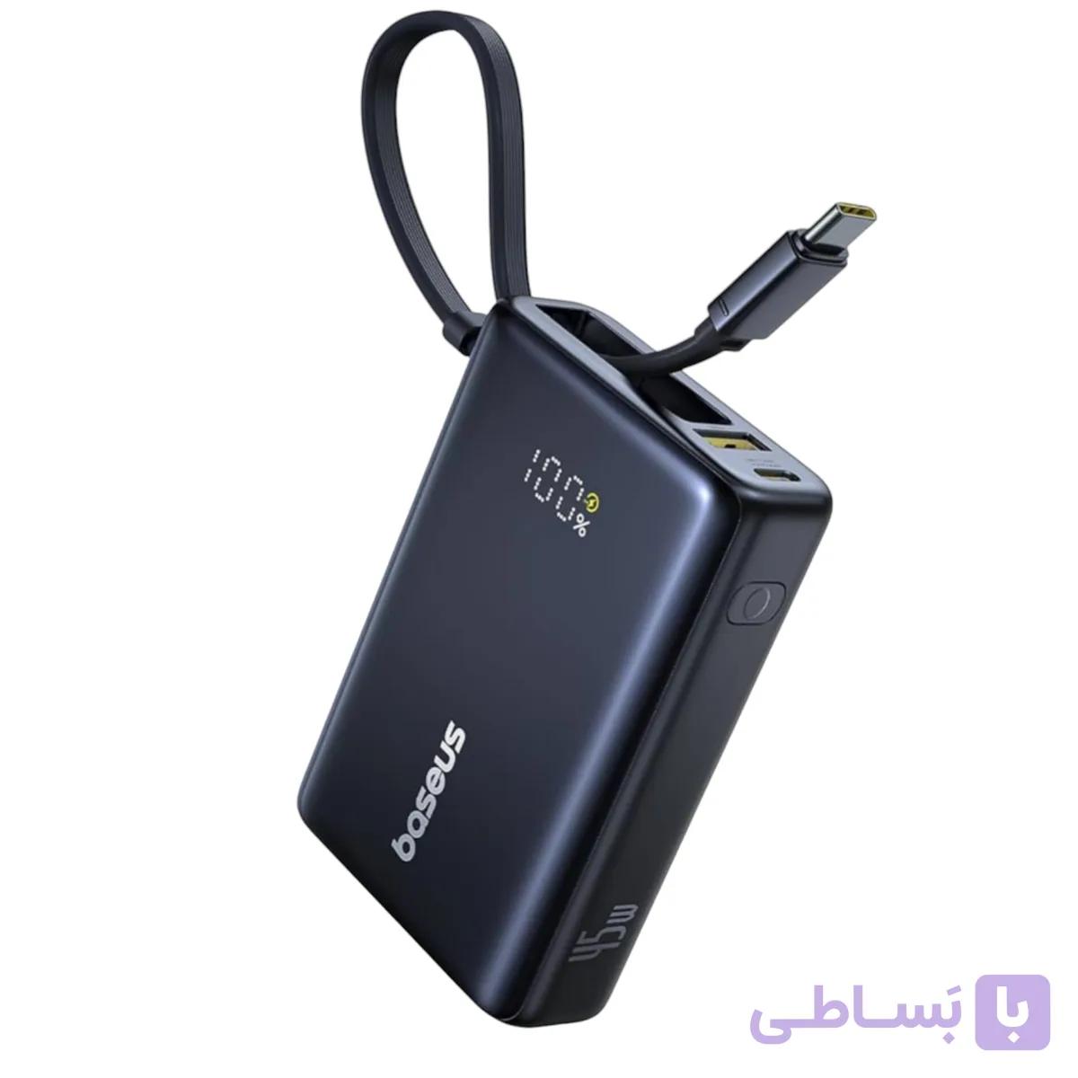 پاوربانک بیسوس مدل PicoGo 45W ظرفیت 10000 میلی آمپر ساعت — تصویر 1