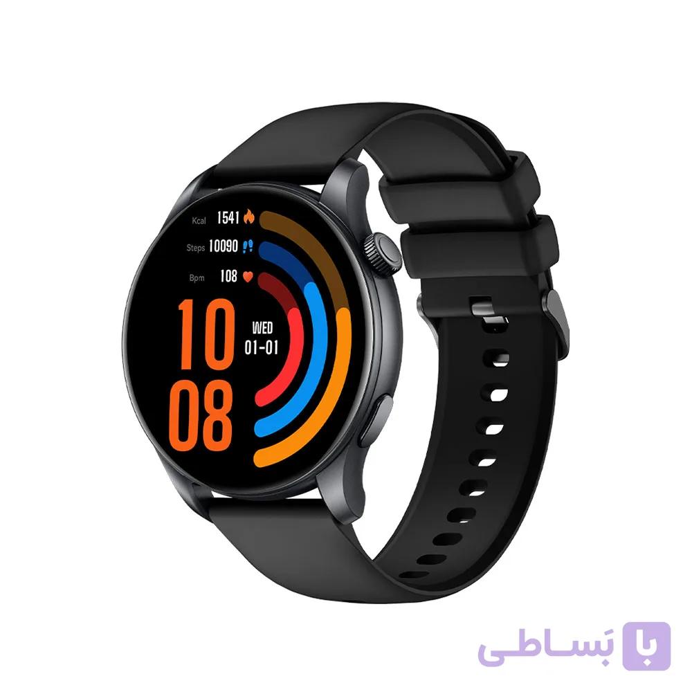 ساعت هوشمند 46 میلی‌متری گلوریمی مدل GC Round با بند سیلیکونی — تصویر 1