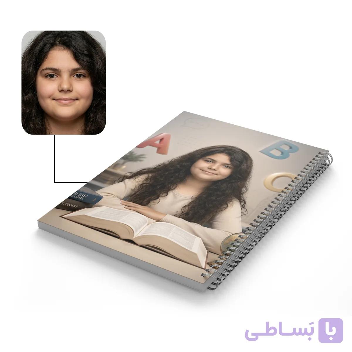 دفتر زبان انگلیسی با طرح اختصاصی — تصویر 1