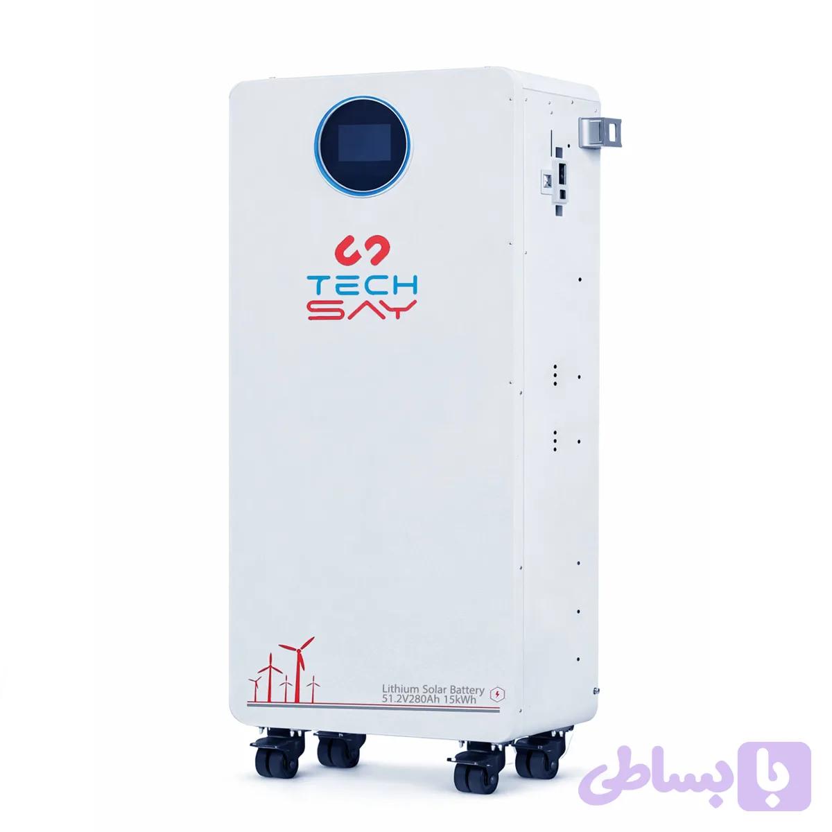 باتری خورشیدی لیتیومی 280 آمپر ساعت 51.2 ولت15kWh برند TECH SAY