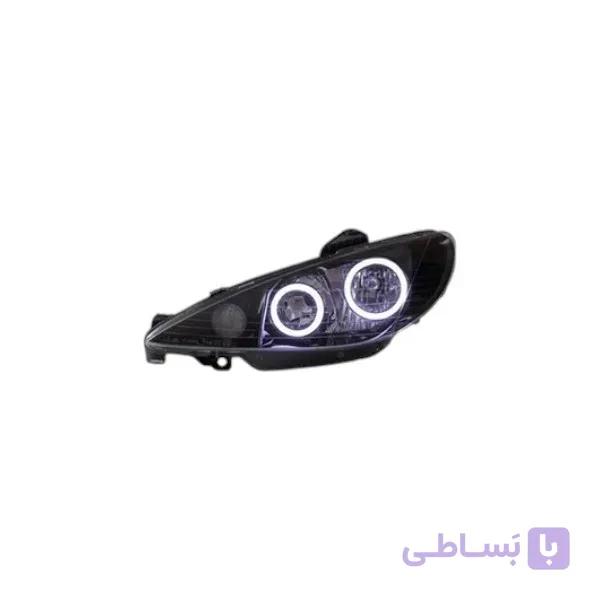 چراغ جلو اسپرت 206 طرح باکستر — تصویر 1