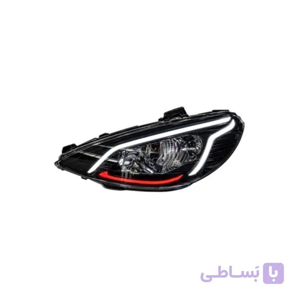 چراغ جلو اسپرت 206 طرح النترا — تصویر 1