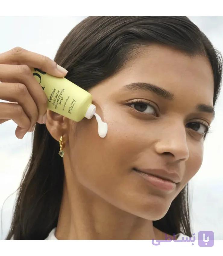 کرم ضدآفتاب دیلی گلو اپتیمالز SPF50 برند اوریفلیم کد ۴۵۲۹۲ حجم ۳۰ میلی لیتر