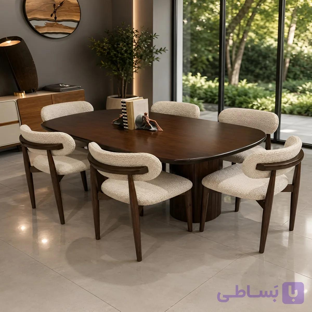 میز غذاخوری خوری مدل اترو