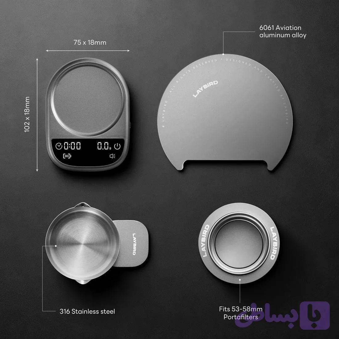 ترازوی قهوه لایبرد LAYBIRD MagAttach Coffee Scale — تصویر 1