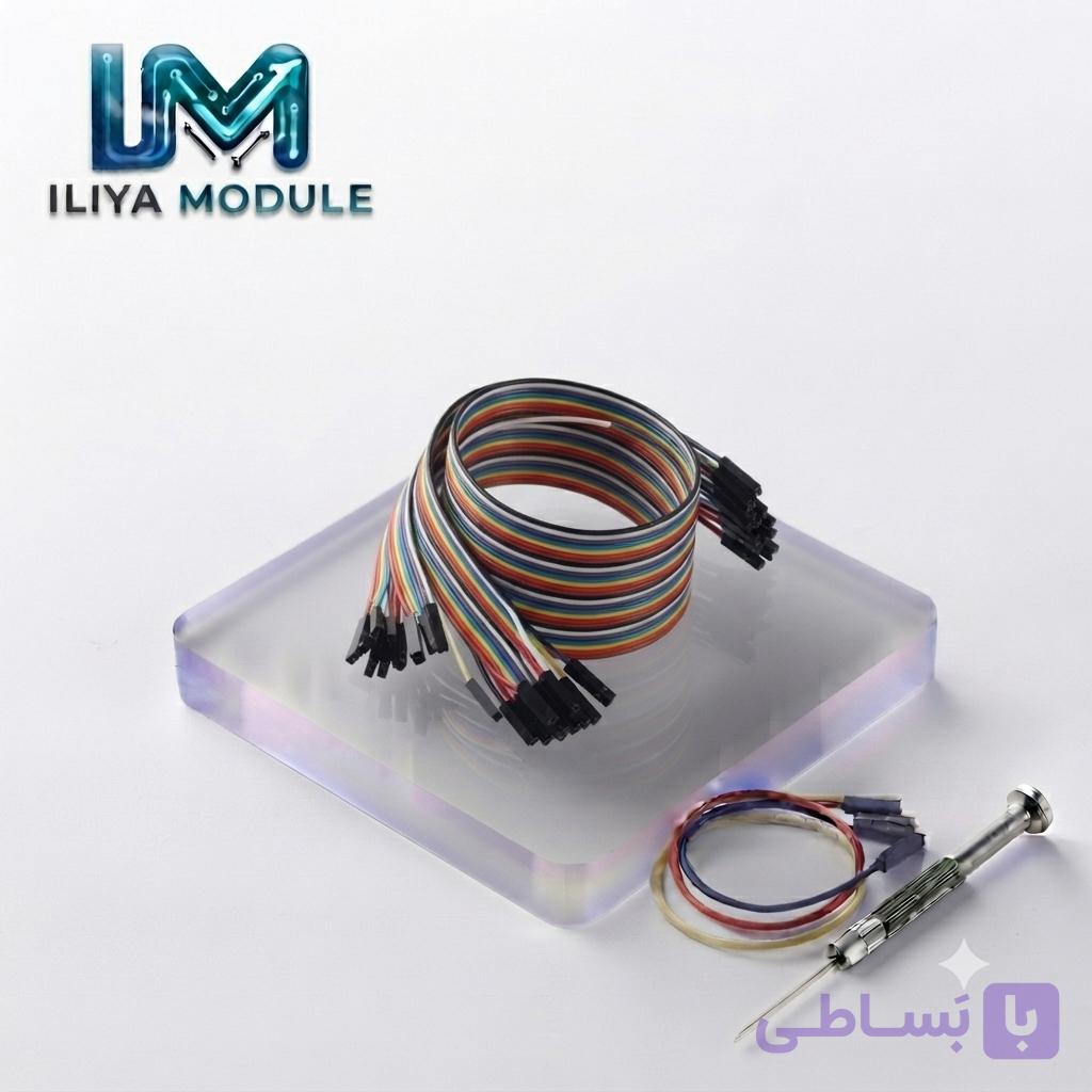 سیم جامپر ماده به ماده 30cm فلت 40 رشته - ILIYA MODULE