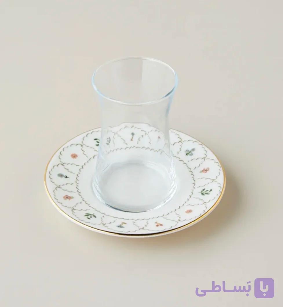 استکان نعلبکی انگلیش هوم ۱۲ پارچه