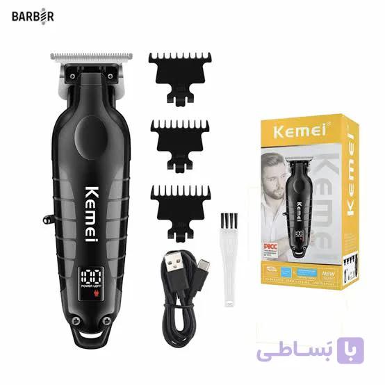 کیمی مدل KM-2293 ماشین اصلاح صفرزن یا خط زن موی سر و صورت — تصویر 1