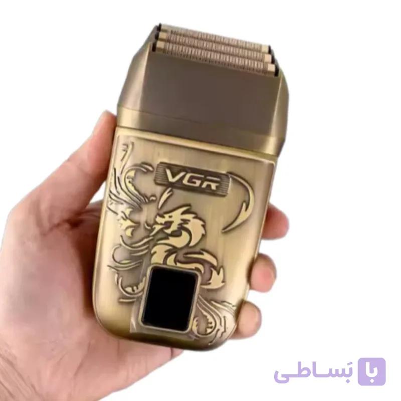 وی جی آر مدل V-349 ماشین اصلاح و شیور موی سر و صورت صفرزن مشابه تیغ — تصویر 1