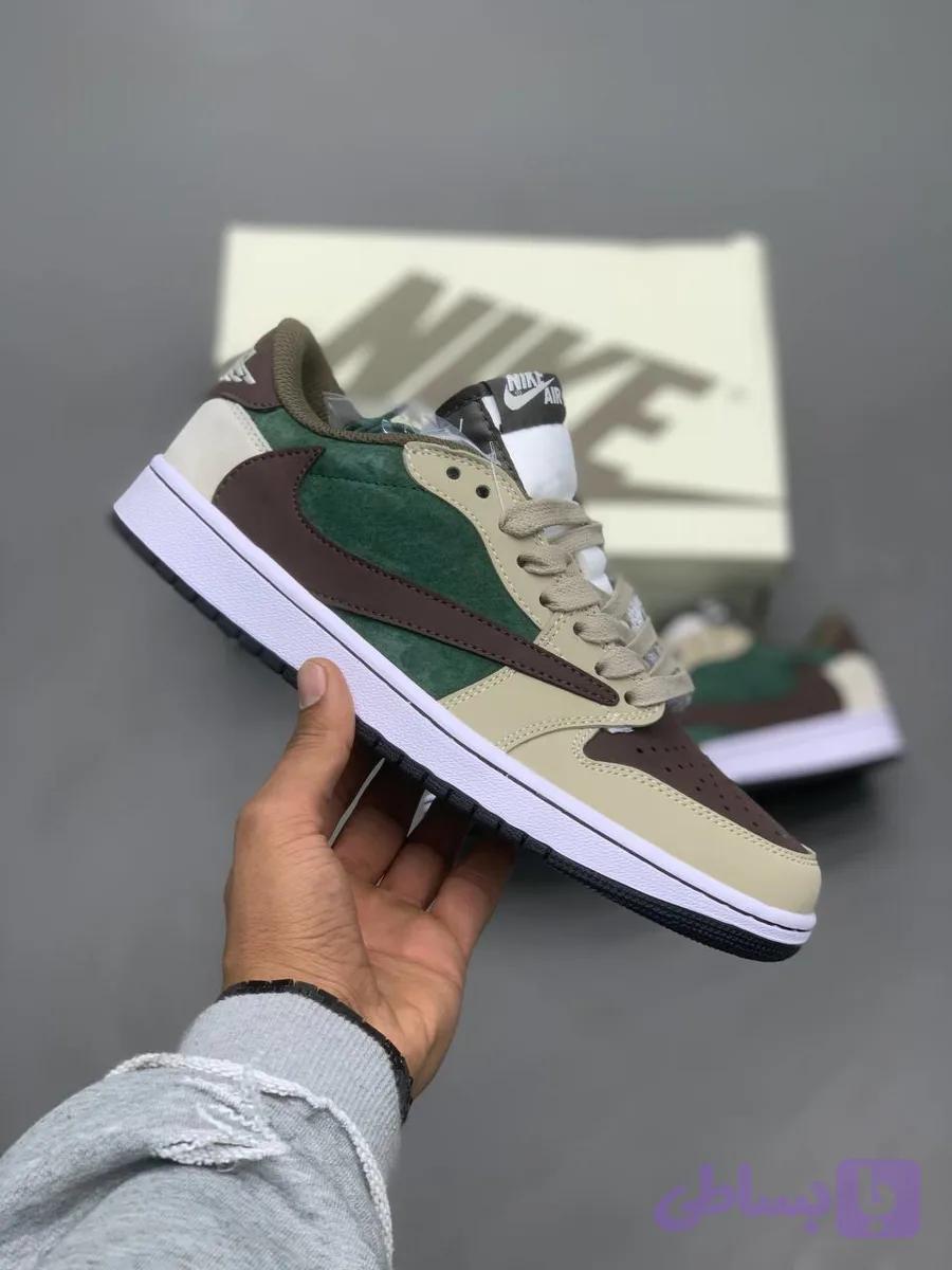 نایک جردن ۱ لو تراویس اسکات \ Nike Air Jordan 1 Low Travis Scott x کد ۱۳۰