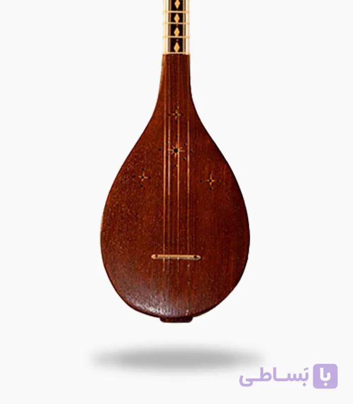 سه تار صادق عظیمی کاسه تمام معرق ( 9 گل) دسته مهر کاری با برنج استخوان طبیعی سرپنجه قنبری — تصویر 1