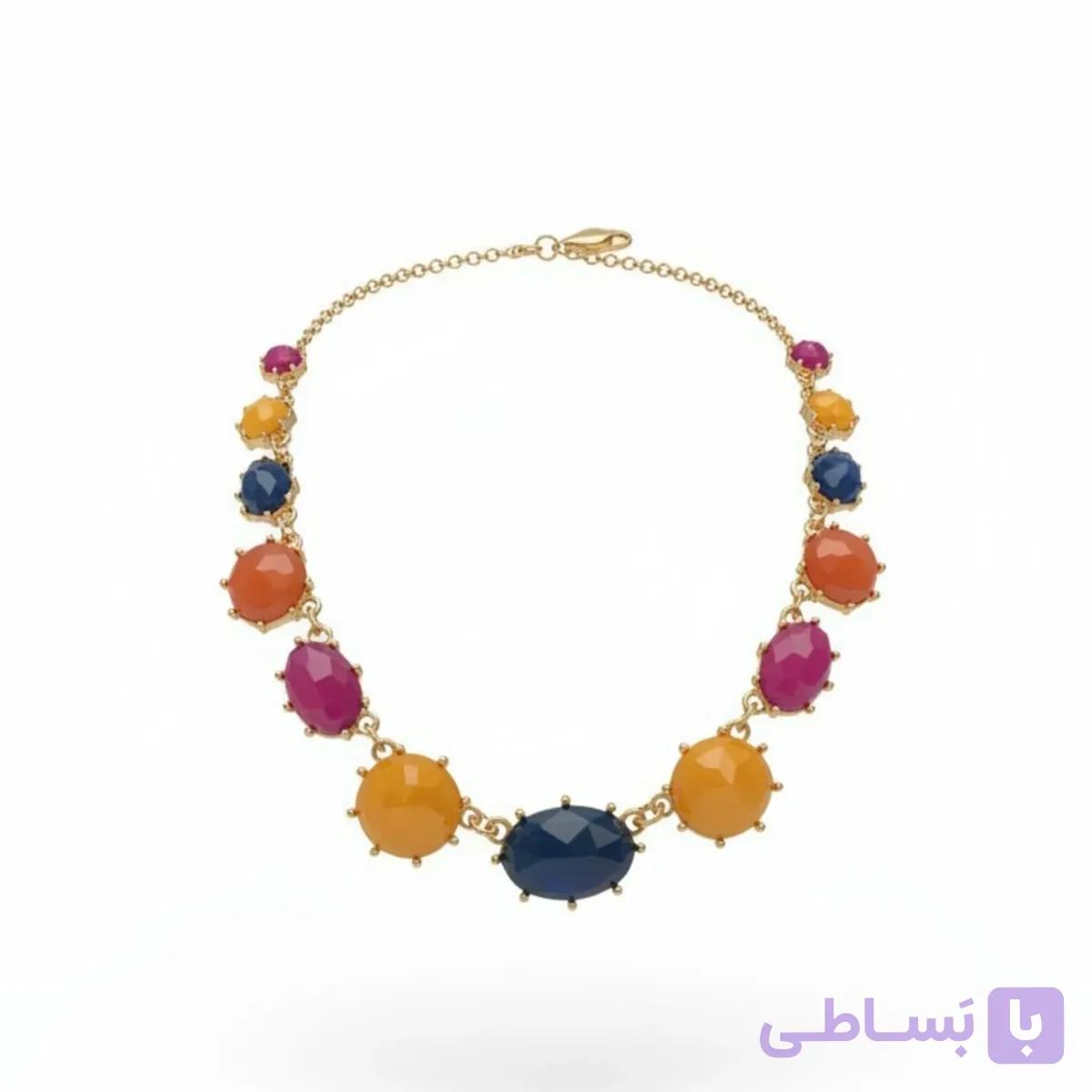 گردنبند زنانه طرح هفت چاکرا — تصویر 1