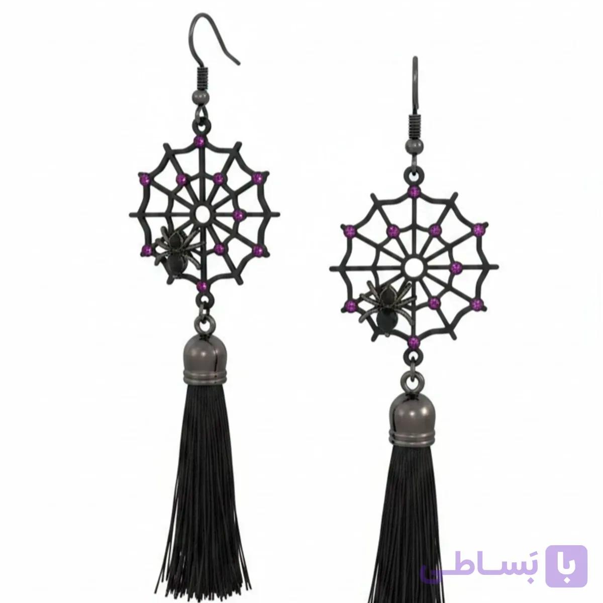 گوشواره زنانه تار عنکبوتی — تصویر 1