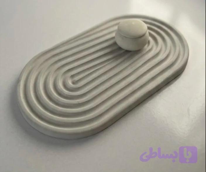 سینی بیضی شیاردار نظم دهنده و اکسسوری میز ارایش