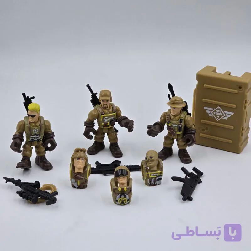 ست اکشن فیگور کماندوهای صحرایی دیزرت استورم — تصویر 1