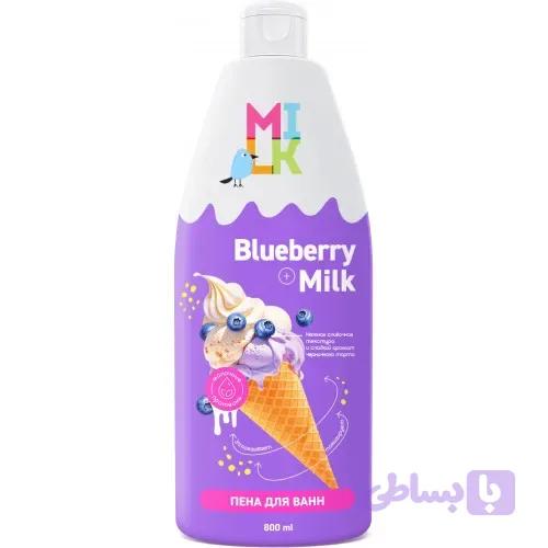 شامپو بدن milk با رایحه شیر و بلوبری کشور سازنده روسیه