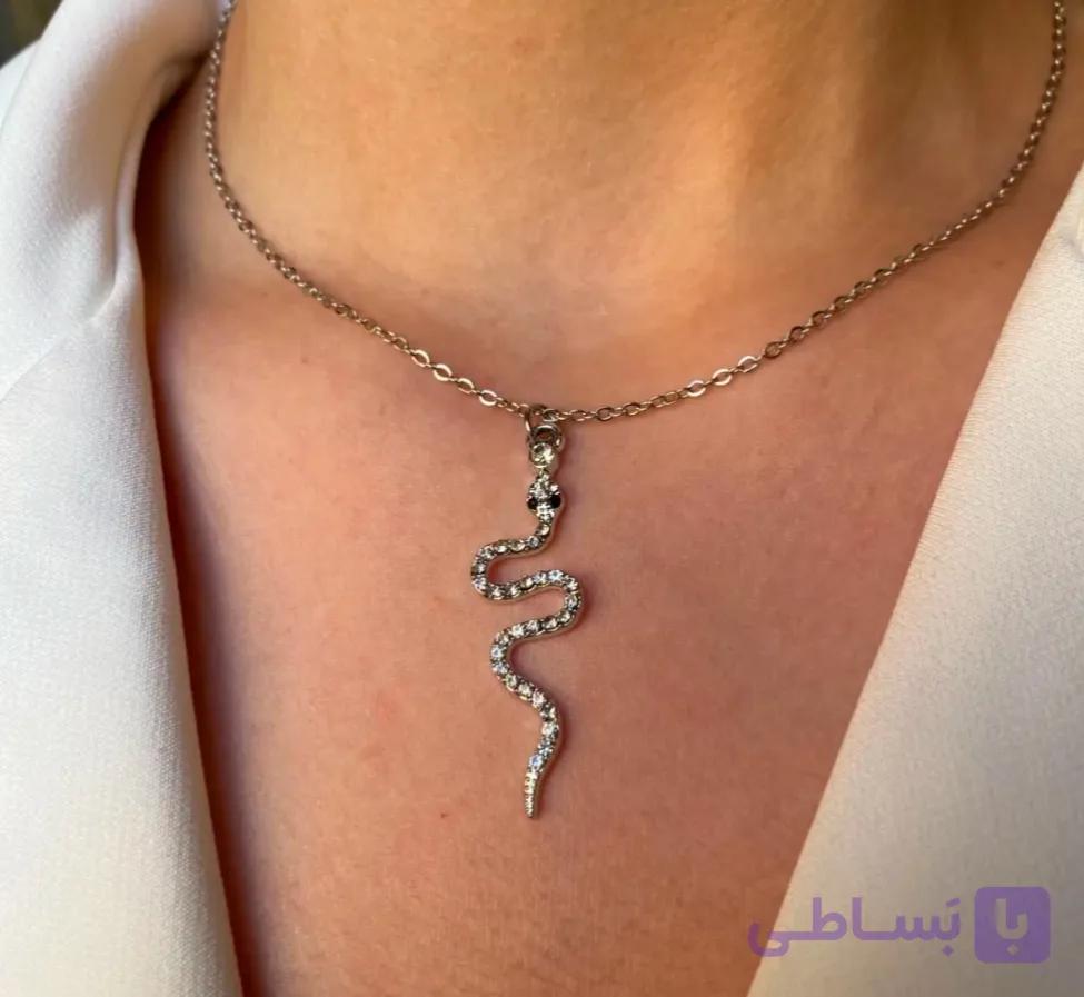 گردنبند پلاک مار🐍