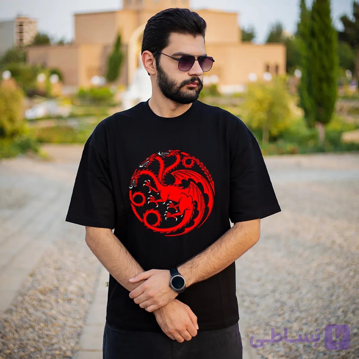 تیشرت طرح خاندان اژدها-house of the dragon — تصویر 1