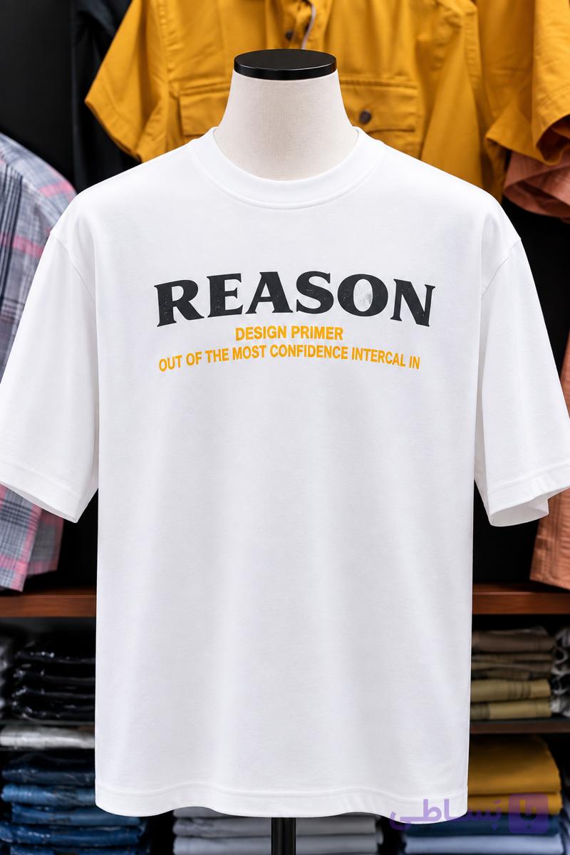 تیشرت مردانه مدلREASON