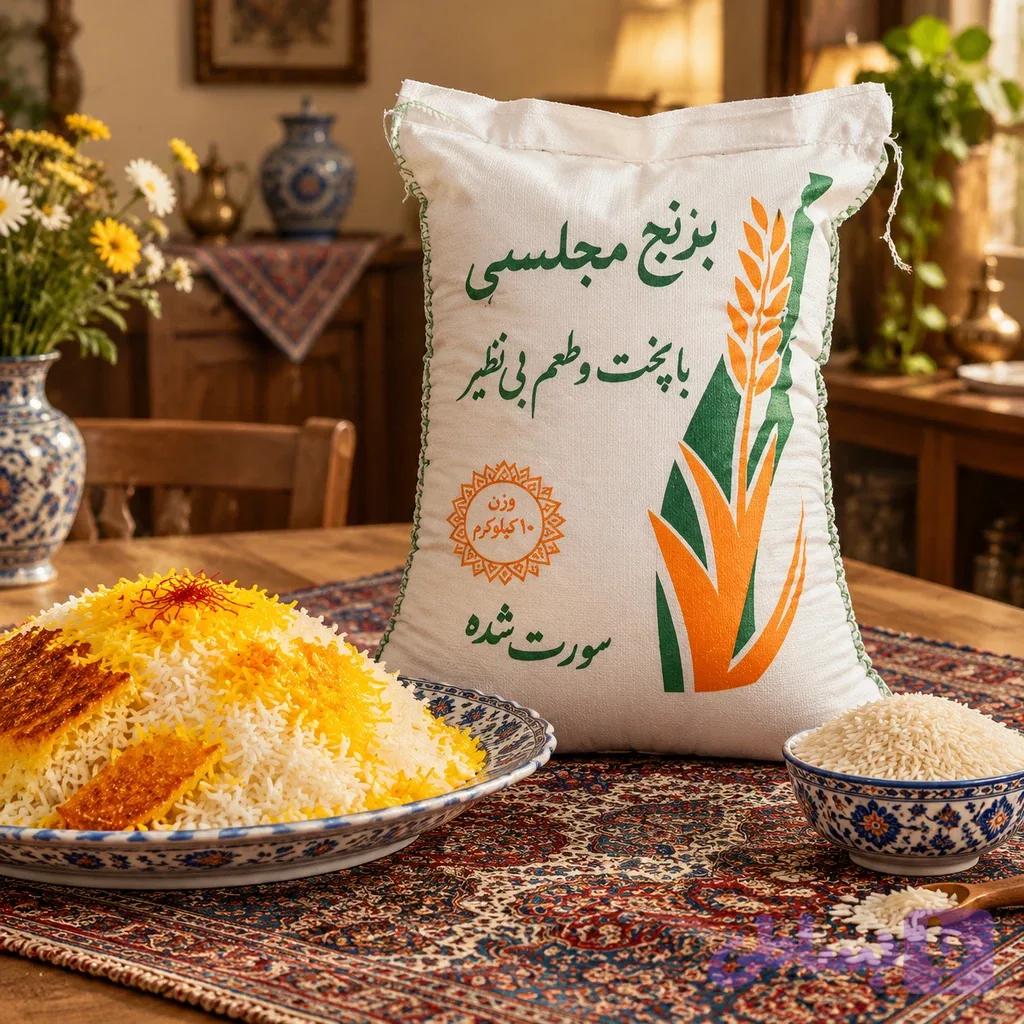 برنج ایرانی مجلسی (10کیلویی)