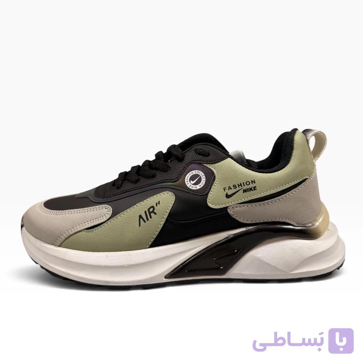 کتونی مردانه نایک ایر فشن سبز — تصویر 1
