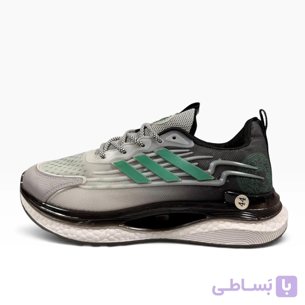 کتونی مردانه وارداتی KG طوسی سبز — تصویر 1