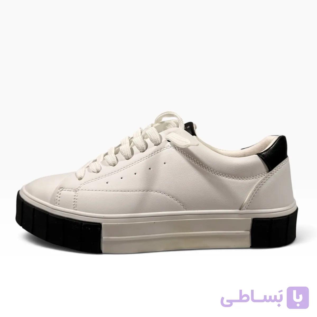 کتونی مردانه ونس بیسیک سفید — تصویر 1